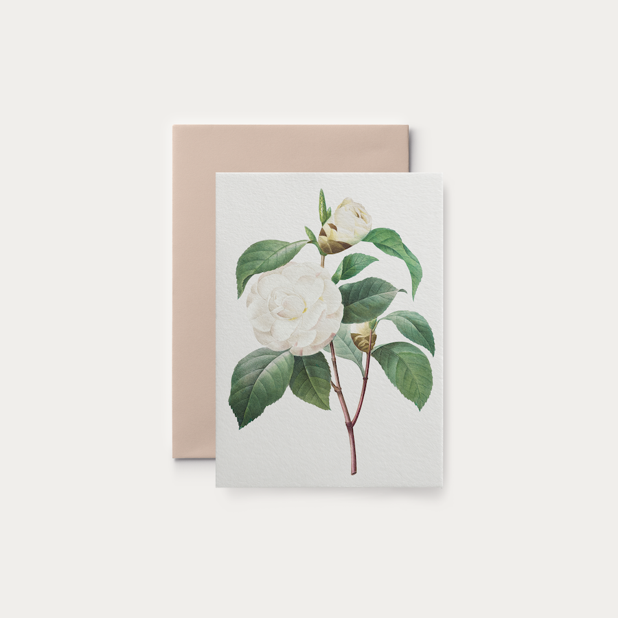 Kartka do życzeń Vintage Big Flower 2 zdjęcie 1
